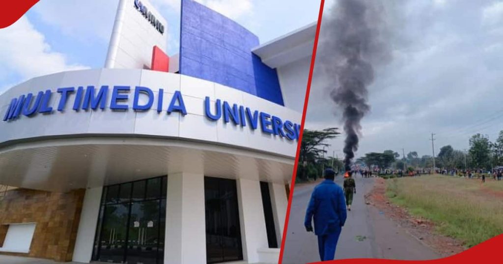 Nairobi : peur et tension à l'université multimédia en tant qu'étudiante de Hyena Mauls