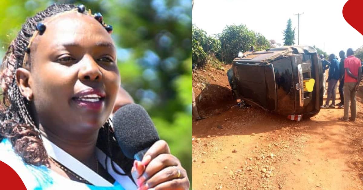 Uasin Gishu : La voiture du député de l'UDA s'écrase le long de la route Moim-Kapkoi après l'éclatement d'un pneu