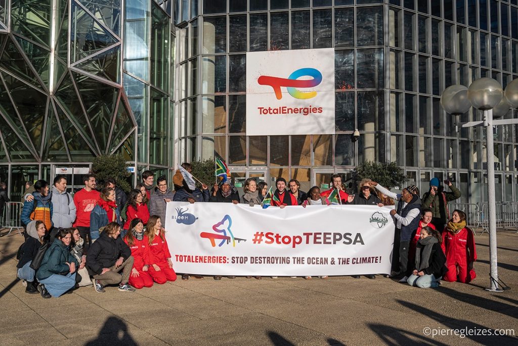 Protestors Demonstrating Against Totalenergies Drilling Decision In South Africa Picture Credit The Green Connection