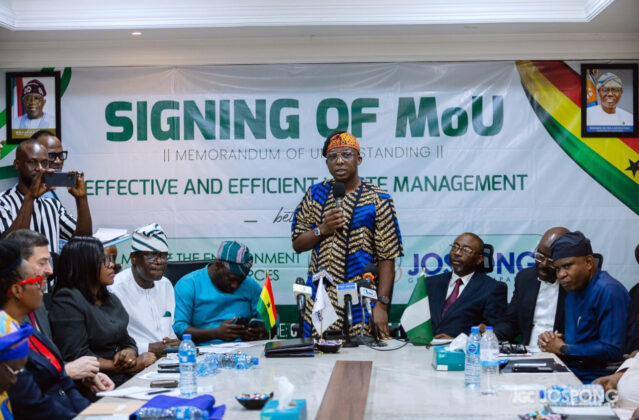 Tokunbo Wahab, Lagos State Commissioner of the Ministry of Environment and Water Resources