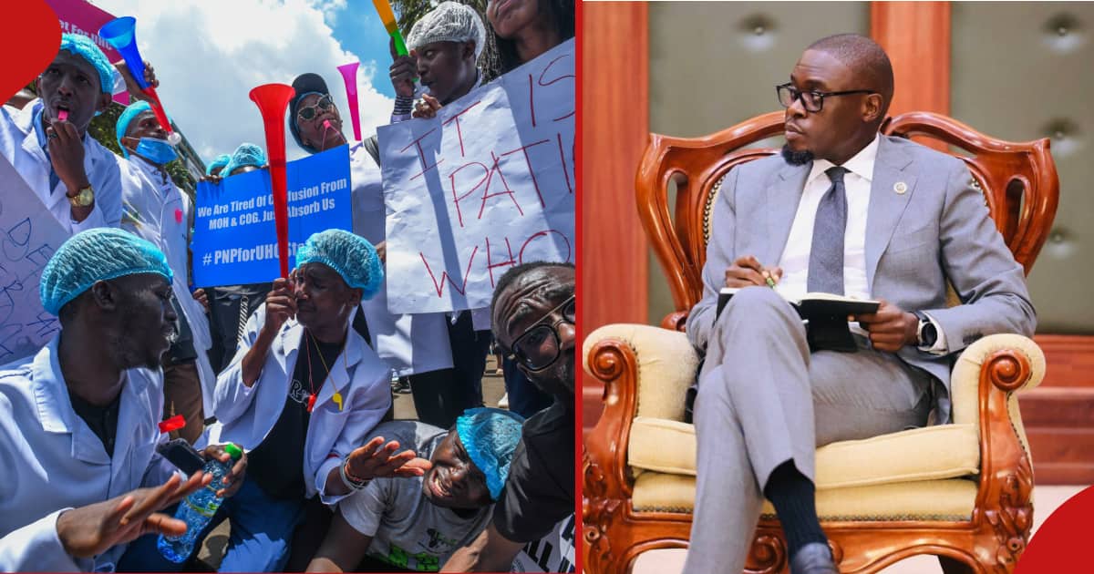 Johnson Sakaja donne 12 heures aux médecins de Nairobi pour reprendre le travail ou se faire virer : « Présentez-vous »