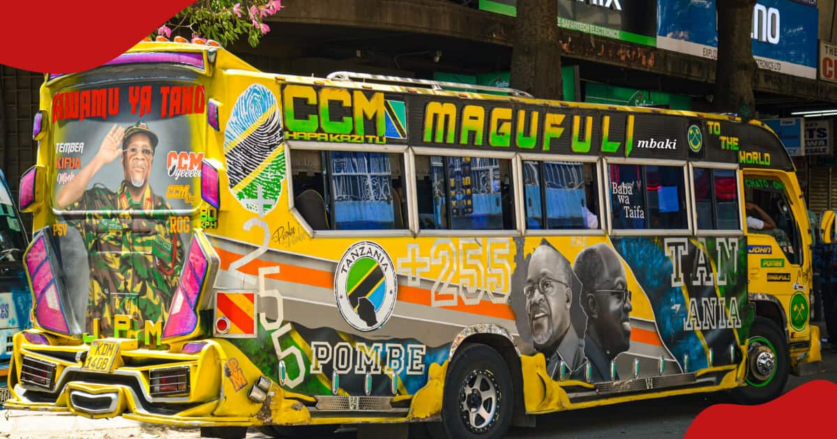 Les Tanzaniens impressionnés par le Kenyan Matatu baptisé Magufuli : « Ndugu Zetu »