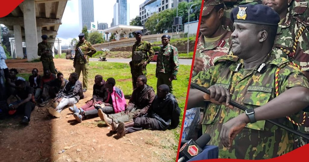 Nairobi : Un gang capturé vole des automobilistes à Museum Hill arrêtés