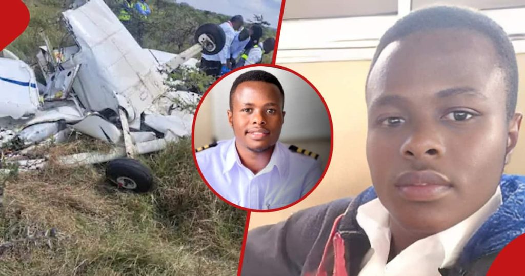 Nouveau-né Omote : 5 photos d'un jeune pilote décédé après la collision de deux avions en vol à Nairobi