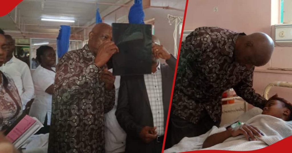 Visites de VC de l'Université Kenyatta et réconforte les survivants d'un tragique accident qui a coûté la vie à 11 personnes