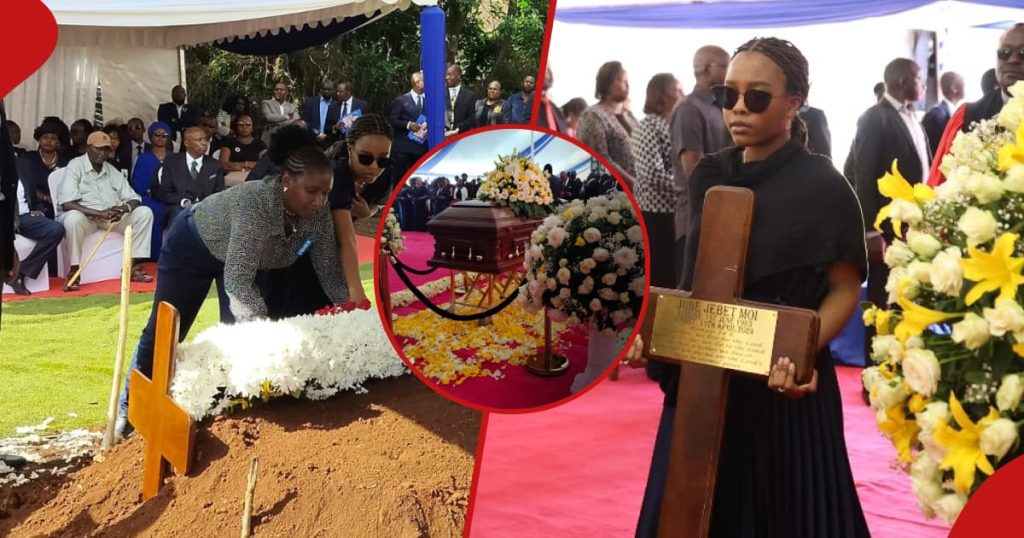 June Moi : 5 photos de la cérémonie d'enterrement de la fille de l'ex-président à Nakuru