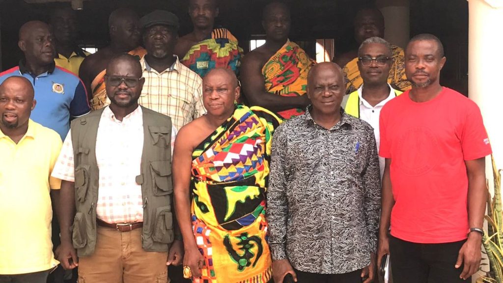Hon Asenso Boakye And Community Elders
