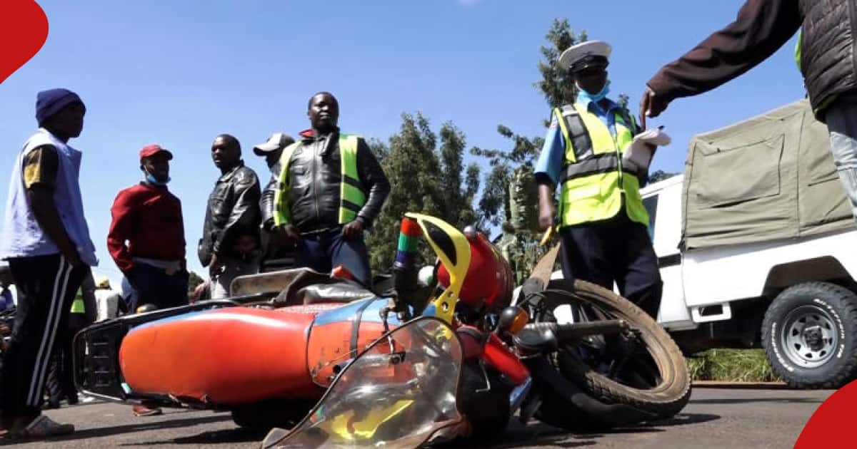 Kakamega : une vidéo effrayante montre le moment où les cavaliers Boda du convoi funéraire ont été écrasés par un corbillard