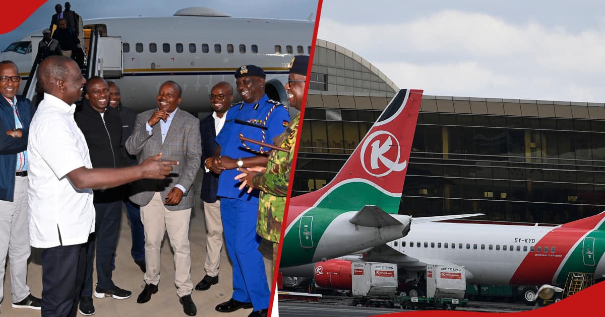 Ruto défend l'affrètement de Royal Jet et affirme que c'était moins cher que d'embarquer sur Kenya Airways