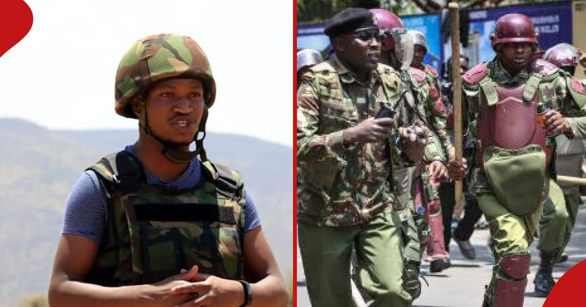 Ibrahim Karanja de NTV affronte avec audace un policier qui bat un civil lors de manifestations contre le projet de loi de financement