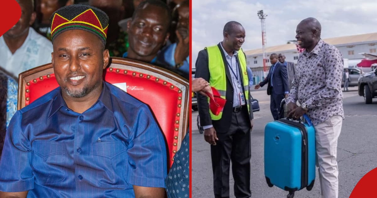 Junet Mohamed chatouille les Kenyans après s'être moqué de la valise de Rigathi Gachagua : « Enquêter »