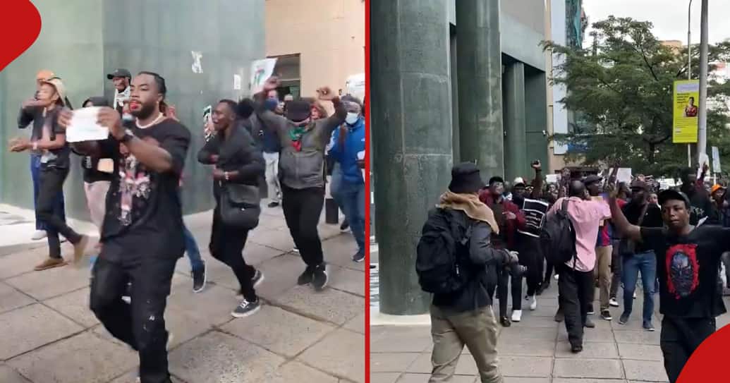 La vidéo d'une femme forcée d'ouvrir son sac à Nairobi au milieu des manifestations irrite les Kenyans : « harcèlement »