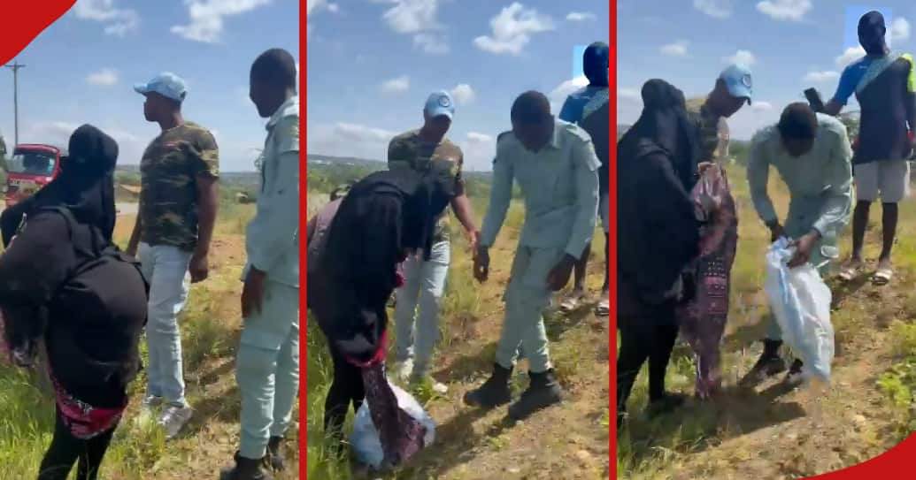 Les Askaris du comté de Mombasa arrêtent une dame portant Muguka dans son ventre : « Wewe Ni Mja Mzito ?