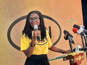Madame Adwoa Wiafe, directrice des services généraux et du développement durable de Mtn Ghana