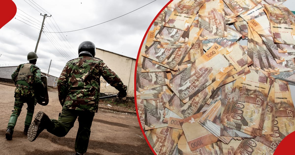 Nairobi : 4 policiers soupçonnés d'avoir volé 2,2 millions de KSh d'un comptable arrêtés, 473 000 KSh récupérés