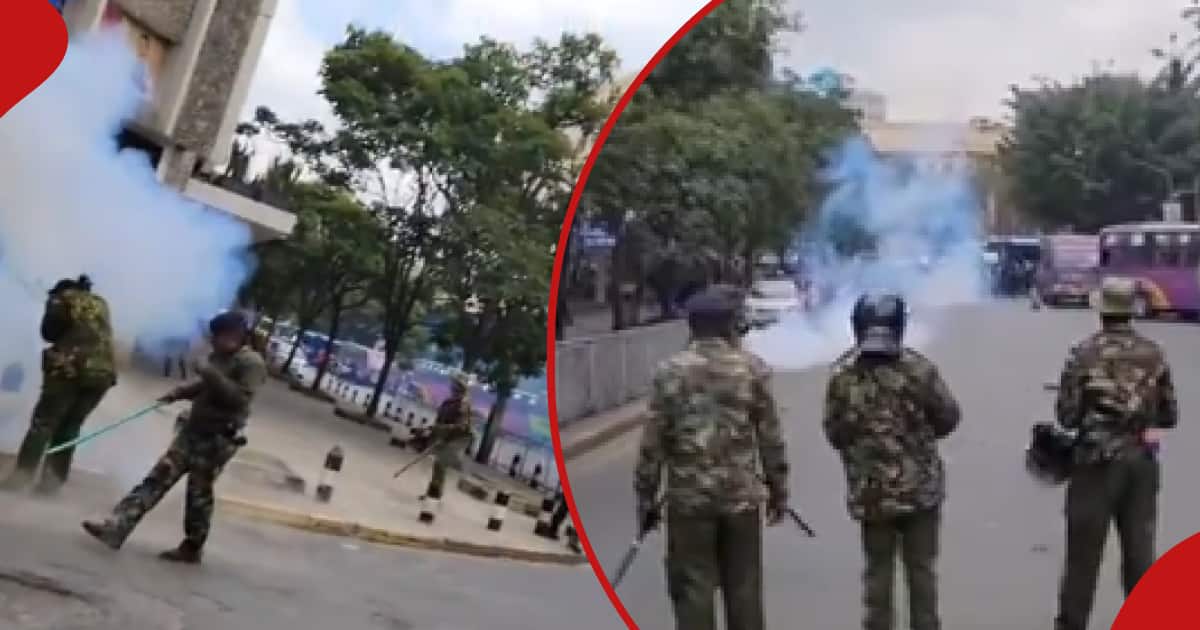 Nairobi : Un officier supérieur de la police perd ses deux mains après l'explosion d'une bombe lacrymogène sur lui lors de manifestations