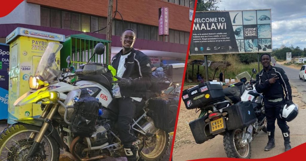 Samuel Mbeche : Un médecin kenyan effectue un voyage complet en moto en Afrique du Sud et retour