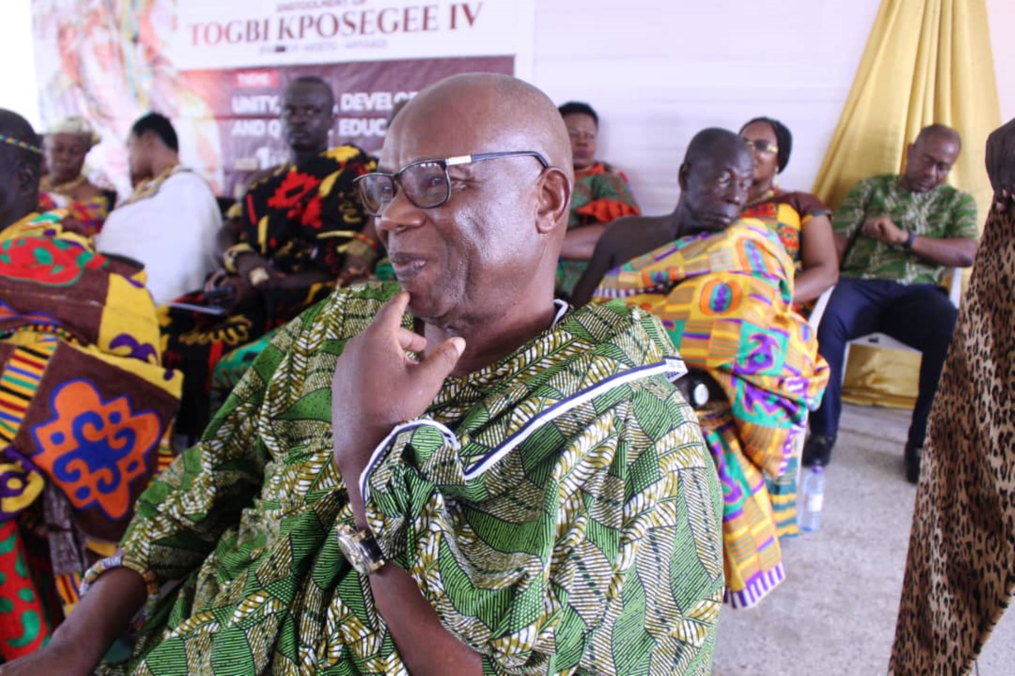 Togbi Kposegee IV marque son anniversaire d'intronisation Togbi Kposegee IV marque son anniversaire d'intronisation