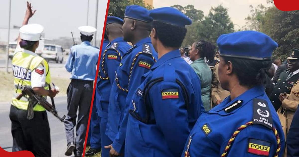 Vidéo : Agitation alors qu'une policière est agressée le long de la route Kikuyu et gémit de douleur