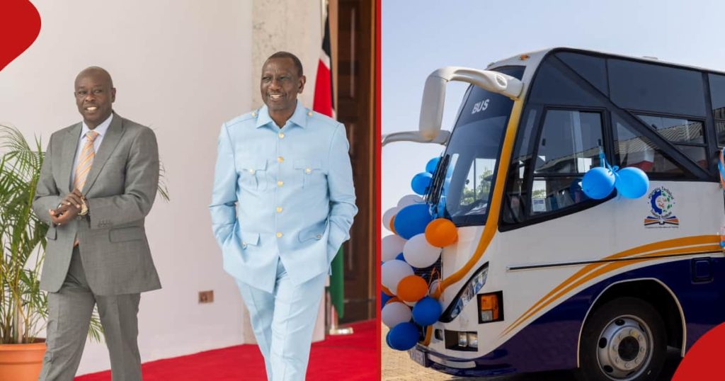 William Ruto conduit habilement Rigathi Gachagua dans un autobus scolaire au milieu des allégations de retombées