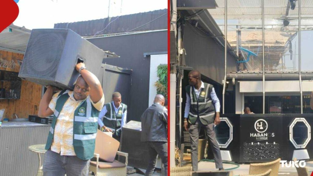 Des agents de la mairie font une descente dans le club populaire de Roysambu en raison de la pollution sonore et repartent avec un système audio