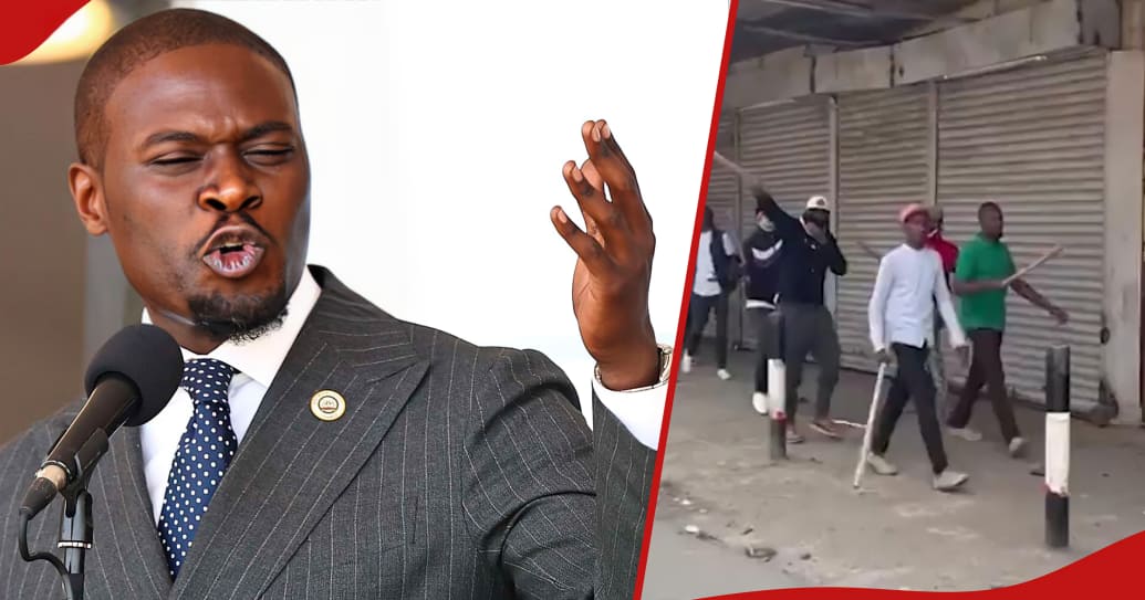 Johnson Sakaja nie avoir embauché des voyous après la vidéo d'hommes armés à l'hôtel de ville : « J'étais à Diani »