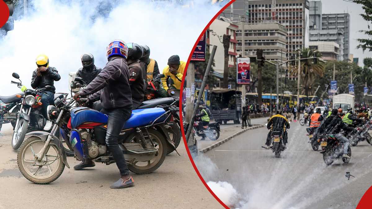 Nairobi : une moto brûlée, des dizaines de blessés lors d'affrontements entre motards dans le quartier des affaires lors de manifestations
