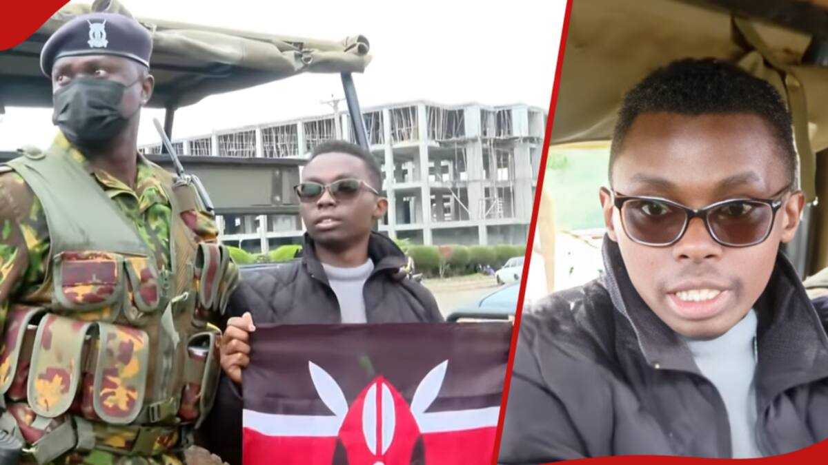 Tollé après l'arrestation par la police d'un manifestant d'Eldoret portant un drapeau et un sifflet : « Ati Nabadilisha Serikali »