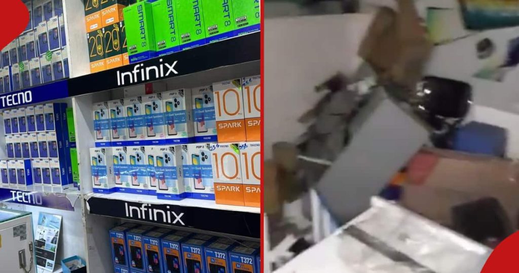 Un homme d'affaires de Nairobi désemparé après que son magasin a perdu 600 000 KSh en téléphones pendant les manifestations : « Je ne vais pas bien »