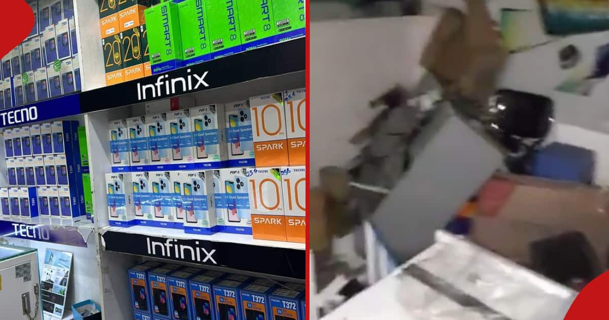 Un homme d'affaires de Nairobi désemparé après que son magasin a perdu 600 000 KSh en téléphones pendant les manifestations : « Je ne vais pas bien »