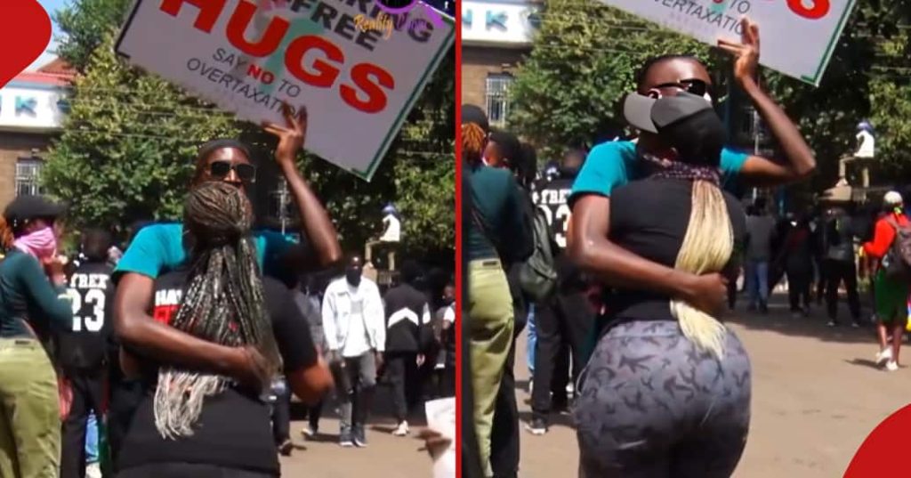Un homme fait le buzz en offrant des câlins « sans taxes » lors des manifestations à Nairobi : « Il cuisine »