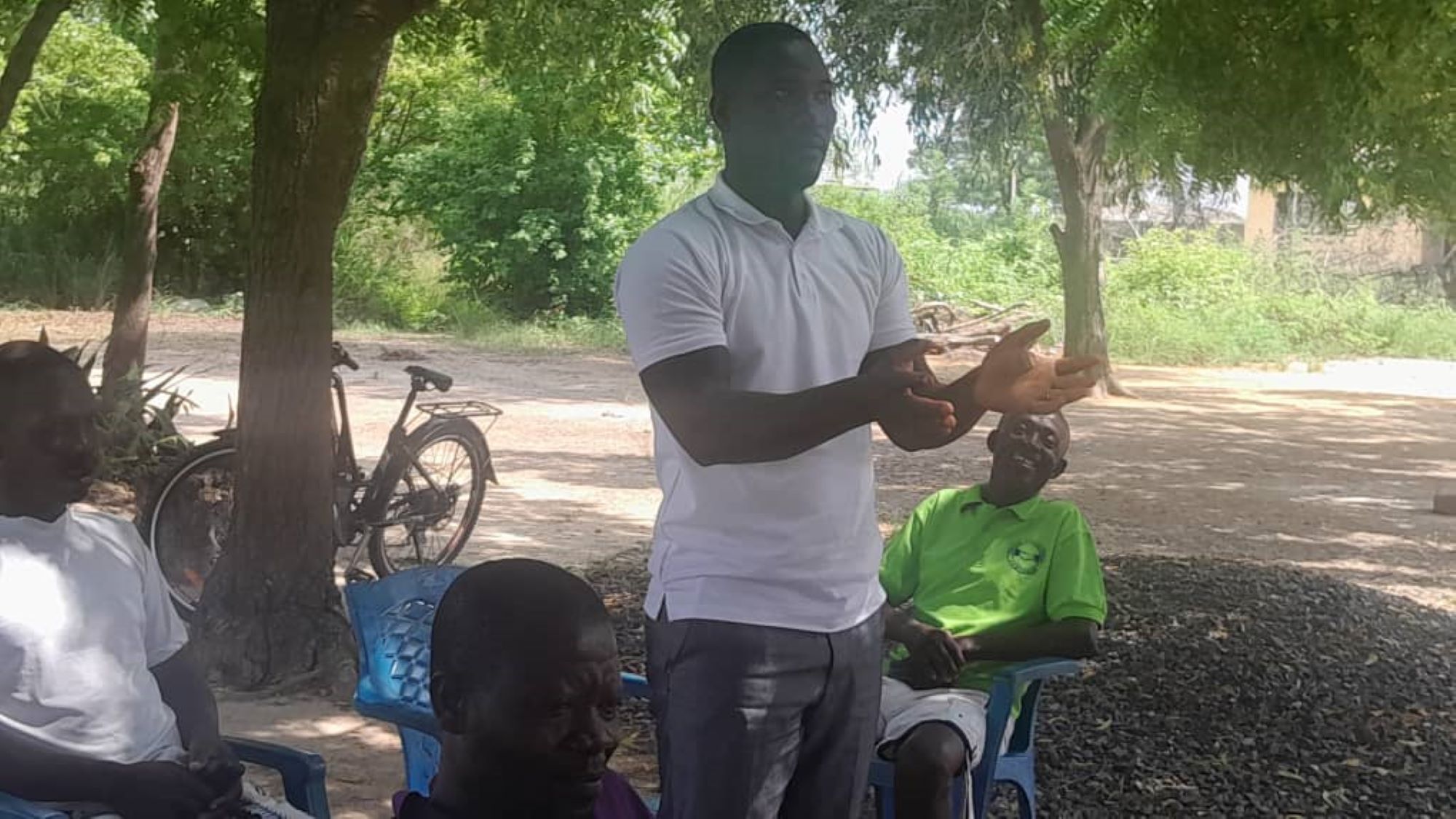 Hon Peter Narteh Addressing People Of Torzikpota Wetorkor And Dalive Townships
