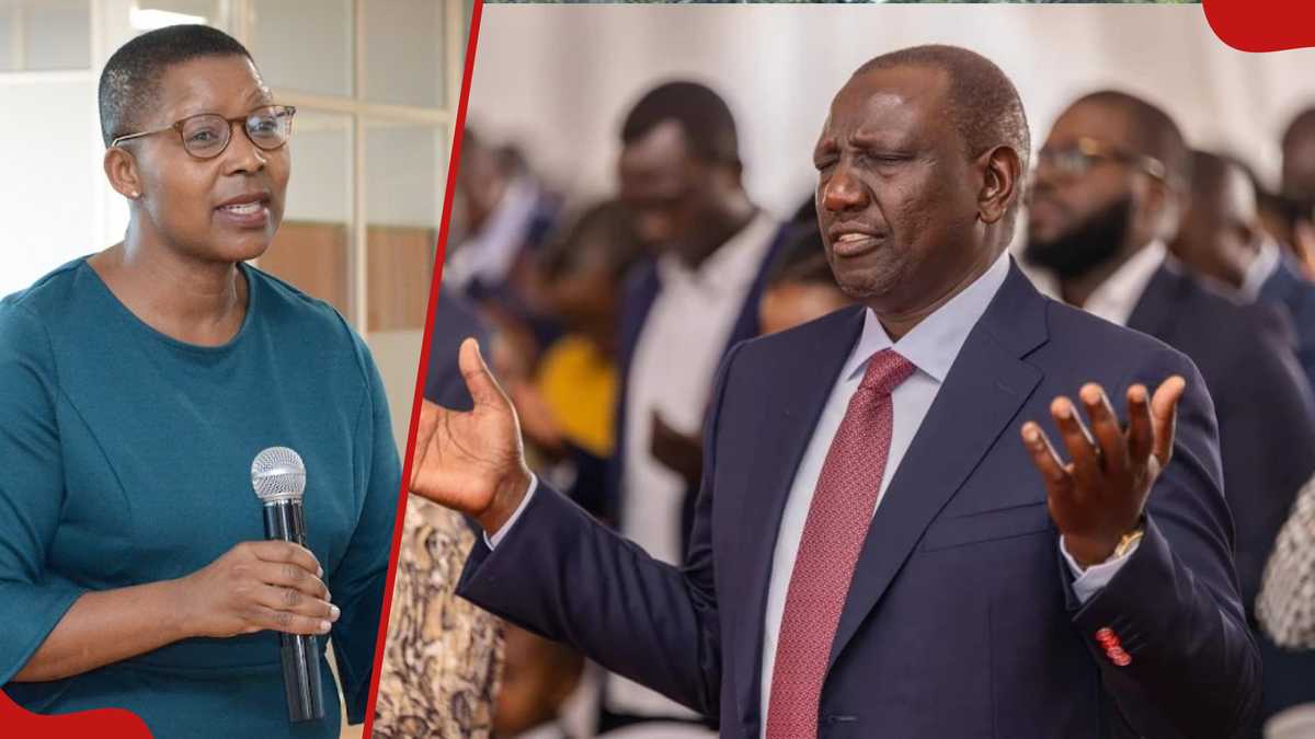 Une vidéo de la candidate au poste de procureur général Dorcas Oduor priant pour Ruto et d'autres dirigeants à la State House apparaît