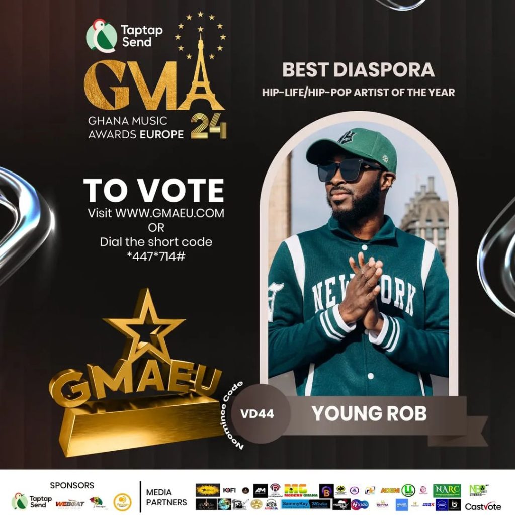 Young Rob Ghana Music Awards Europe