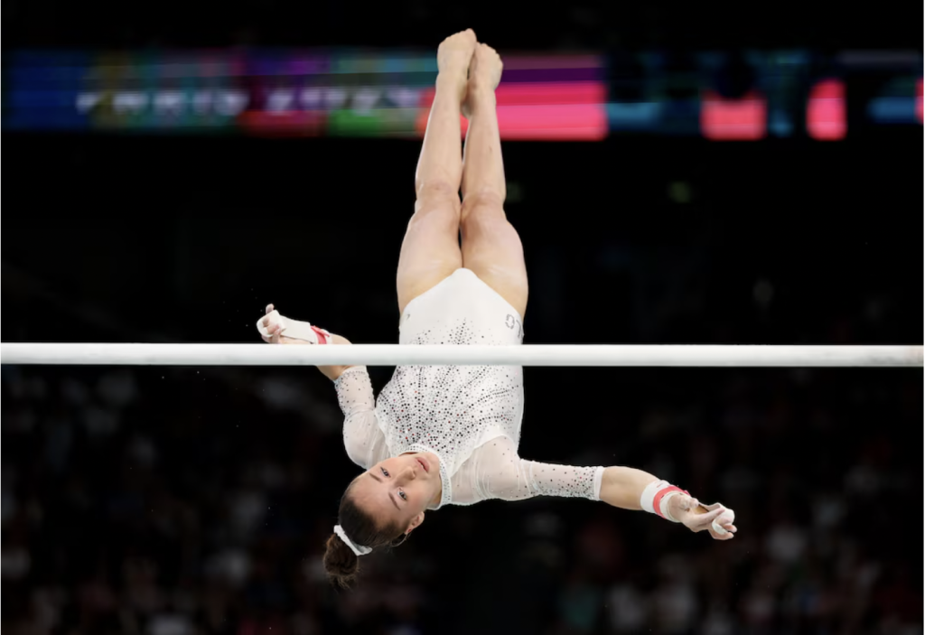 Algeria’s Kaylia Nemour makes gymnastics history for Africa with gold on asymmetric bars