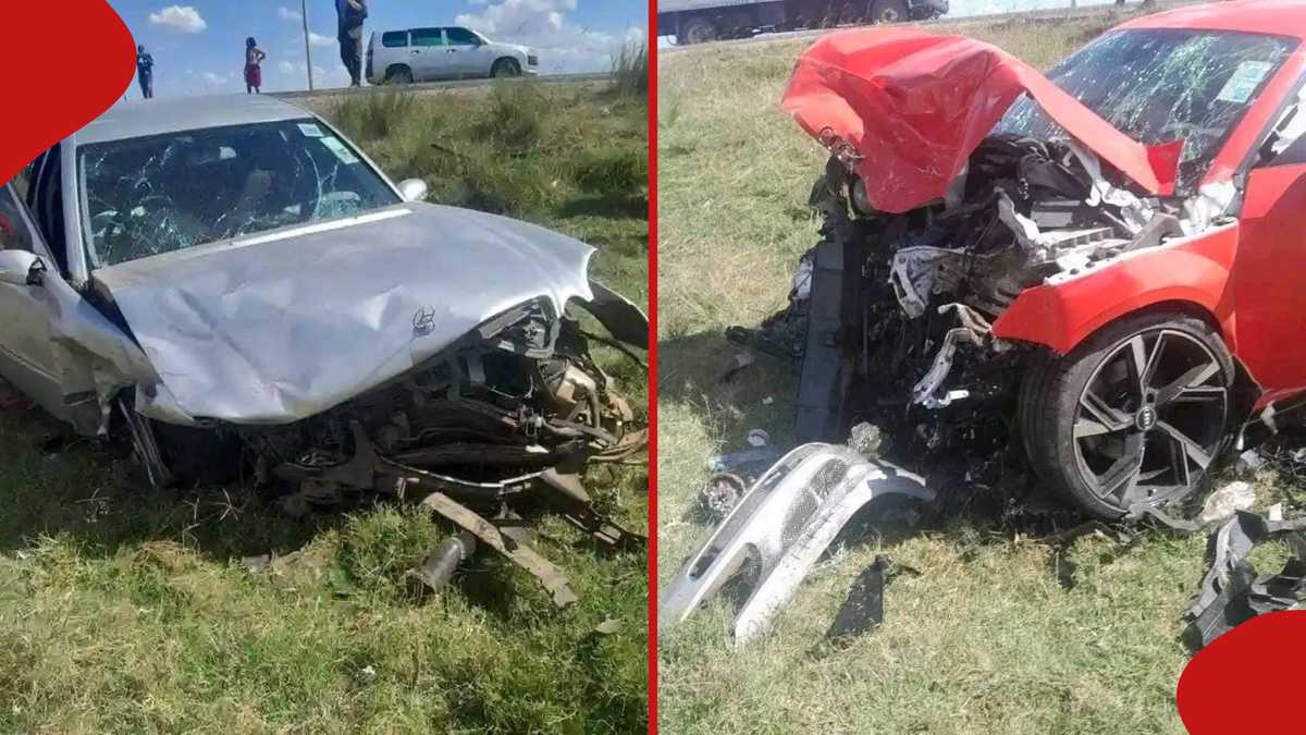 Narok : une Audi récemment achetée a été gravement endommagée après une collision frontale avec une Mercedes Benz
