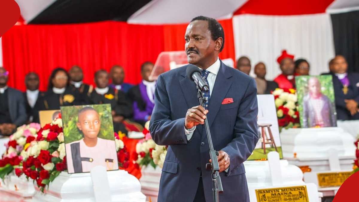 Kalonzo Musyoka propose de renommer l'école Hillside Endarasha à la mémoire de 21 garçons décédés