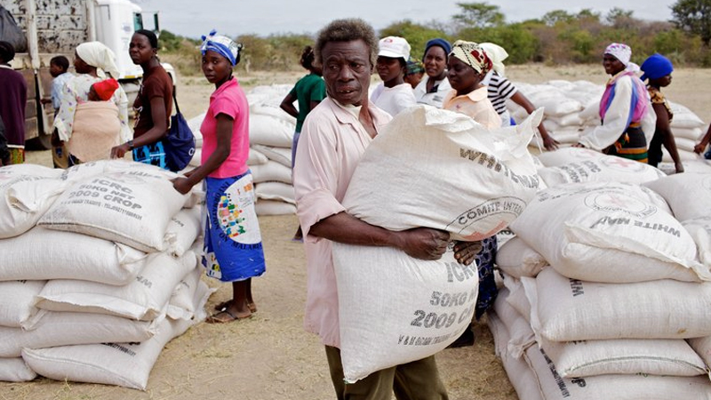 India sends food aid to drought-stricken Zimbabweans staring hunger