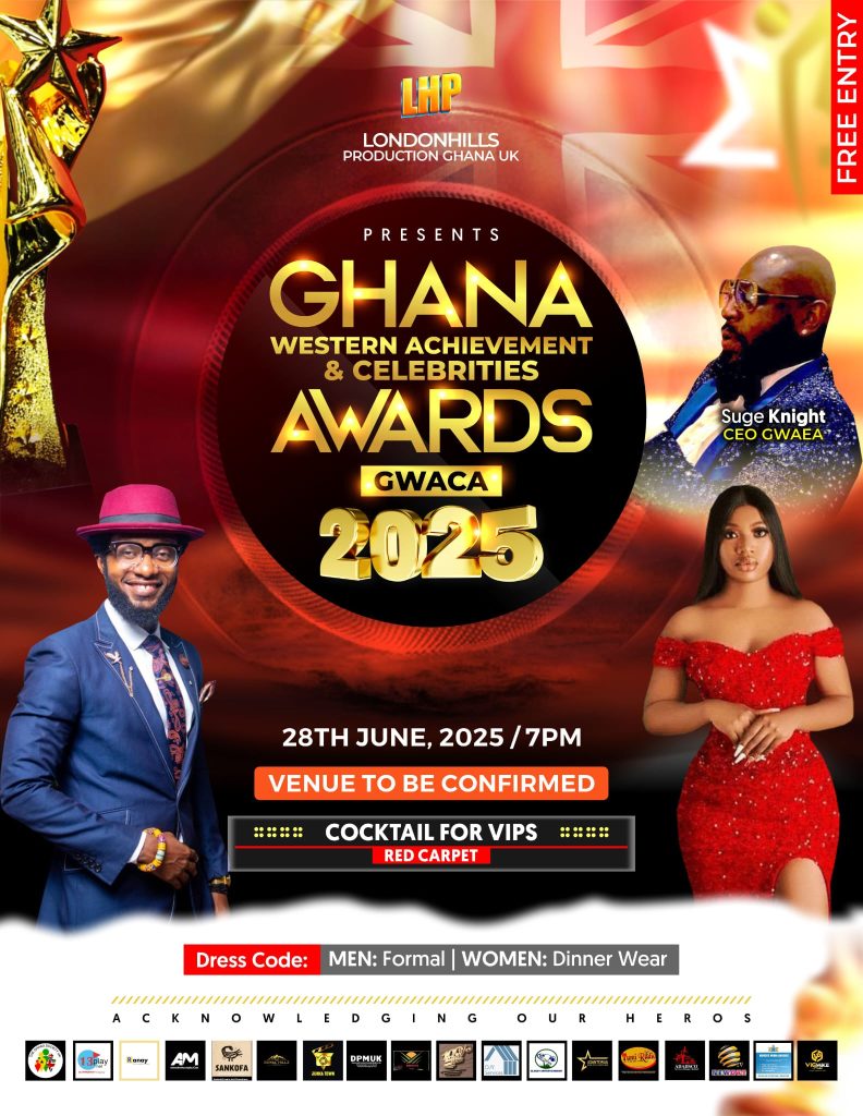 Le fondateur remplace les Ghana Western Achievement and Excellence Awards par les Ghana Western Achievement and Celebrities Awards