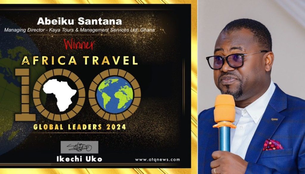Abeiku Santana obtient une place parmi les 100 meilleurs leaders mondiaux du voyage en Afrique pour 2024