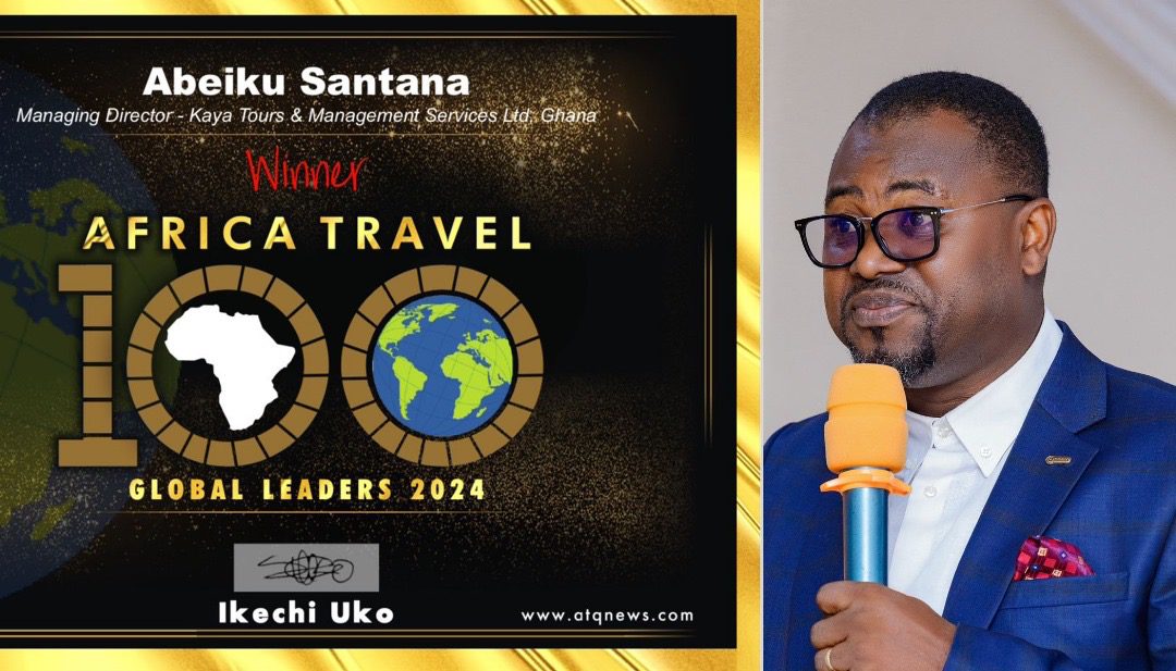 Abeiku Santana obtient une place parmi les 100 meilleurs leaders mondiaux du voyage en Afrique pour 2024