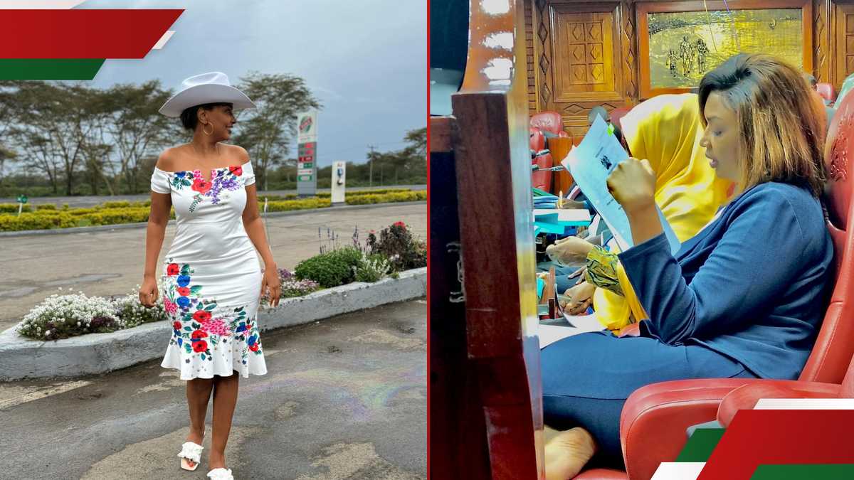 Karen Nyamu suscite des réactions après avoir été aperçue en train de se détendre dans une pose controversée alors qu'elle était au Sénat