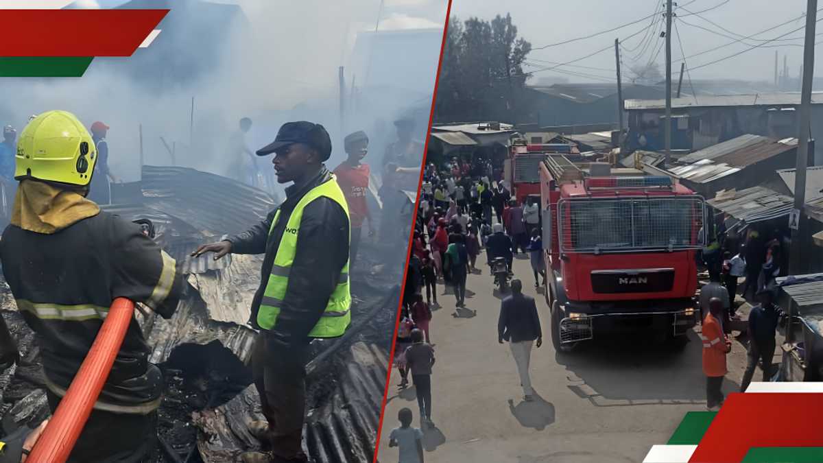 Nairobi : Un garçon de 4 ans tué alors qu'un incendie brûle des maisons à Mukuru Kwa Reuben suite à une explosion de gaz