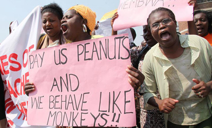 JUST US$1,200!! Teachers reiterate salary increment demands; say govt is focusing more on torturing them than their welfare