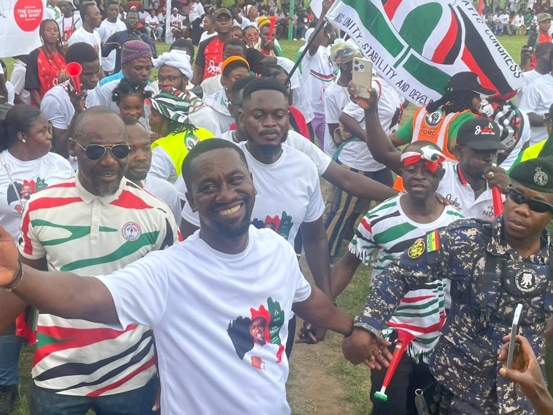 Teddy Addi du NDC lance la campagne 2024 à Ayensuano