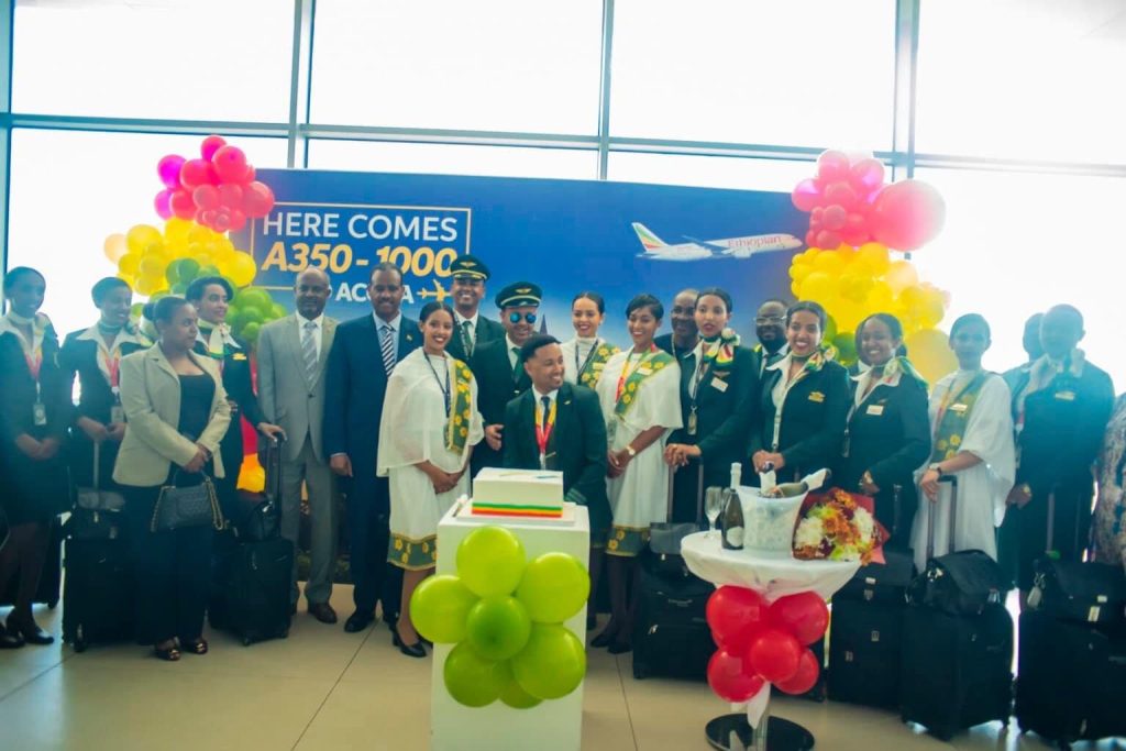 Accra accueille l'Airbus A350-1000 d'Ethiopian Airlines
