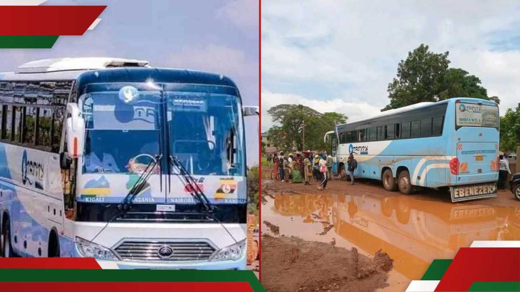 Busia : C'est effrayant car un crâne humain est découvert dans un bus longue distance à destination de Nairobi