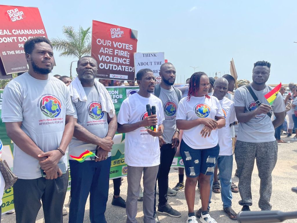 Élections 2024 : OVNI se lance dans une marche pour la paix pour favoriser l'unité