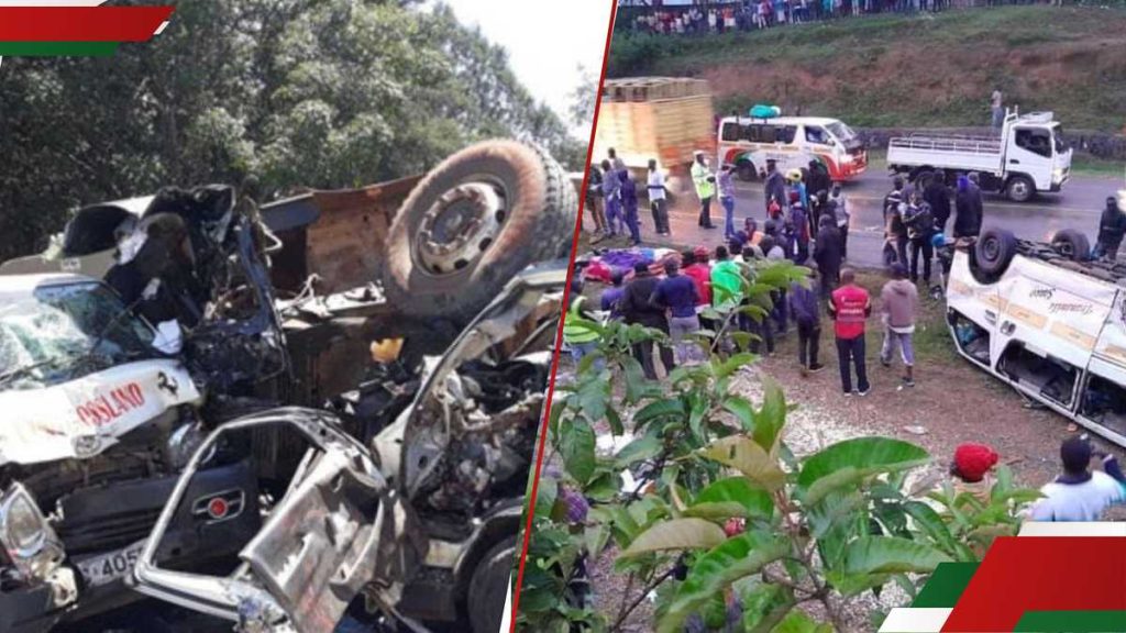 Kakamega : le bilan des accidents de la route impliquant le pétrolier et Matatu s'élève à 13