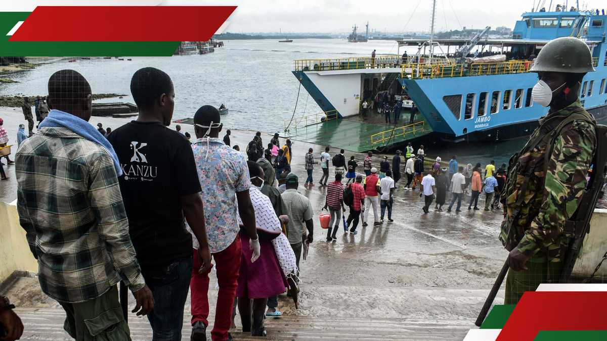 La vidéo d'un passager du ferry Likoni tombant dans l'océan Indien suscite des réactions : « La dépression est réelle »
